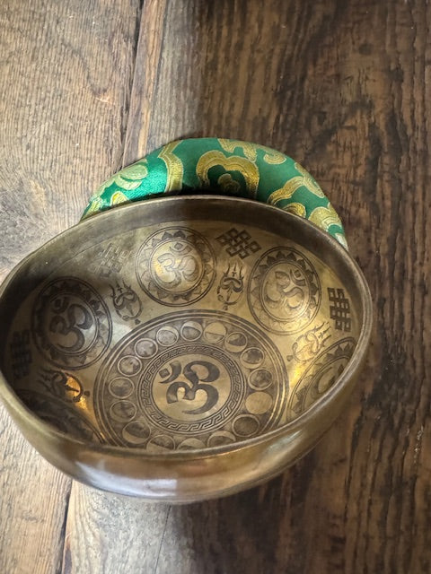 Tibetische Klangschale, Durchmesser ca. 15 cm