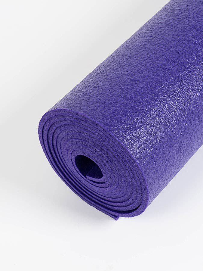 Tapis de yoga Oeko-Tex large 80cm et 4,5 mm Violet