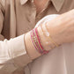Bracelet Brightness avec pierre de quartz rose