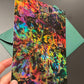 Maya Rochat holografische A5-Grußkarte – Magic Jungle