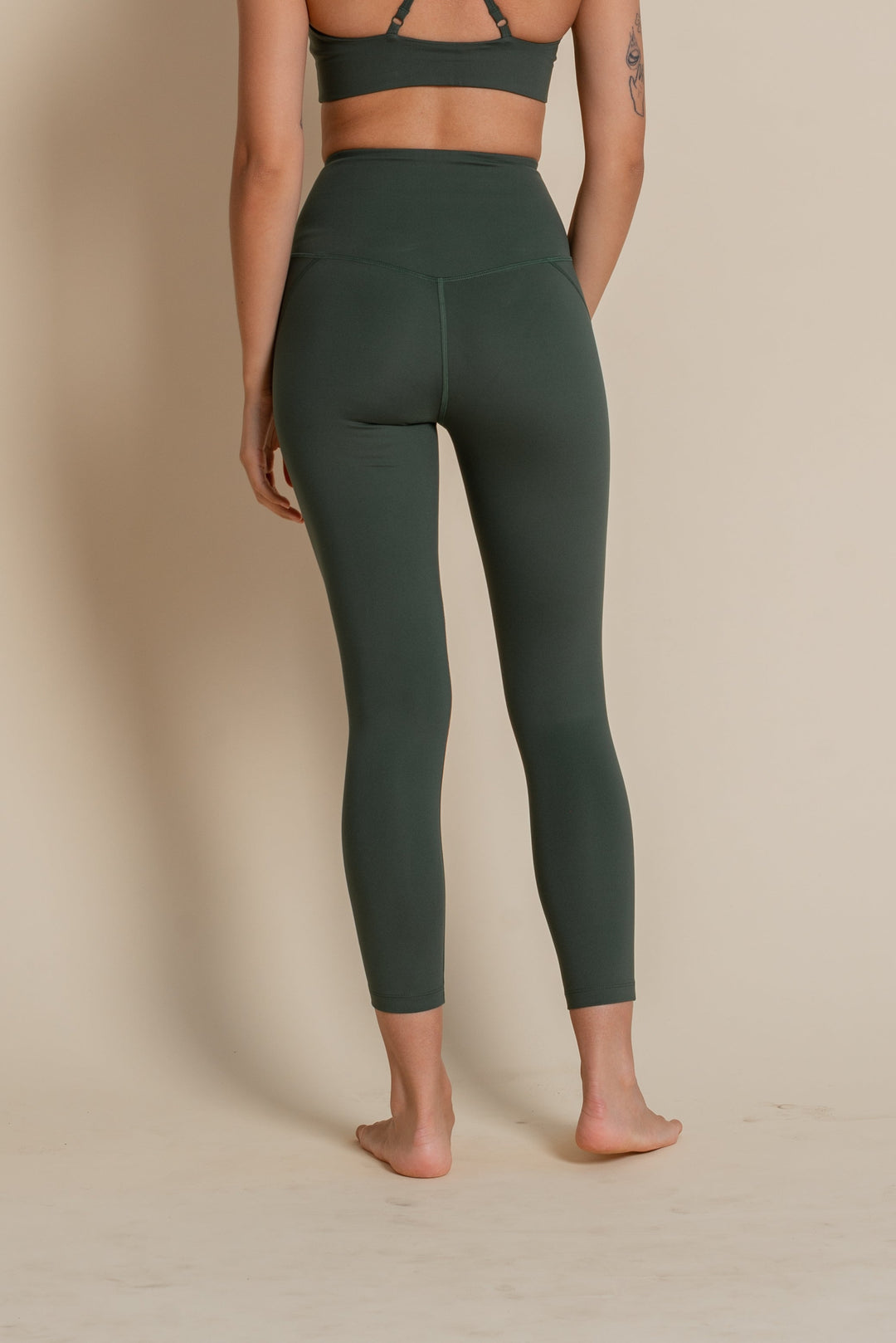 Leggings Compressive High-Rise 7/8 Moss