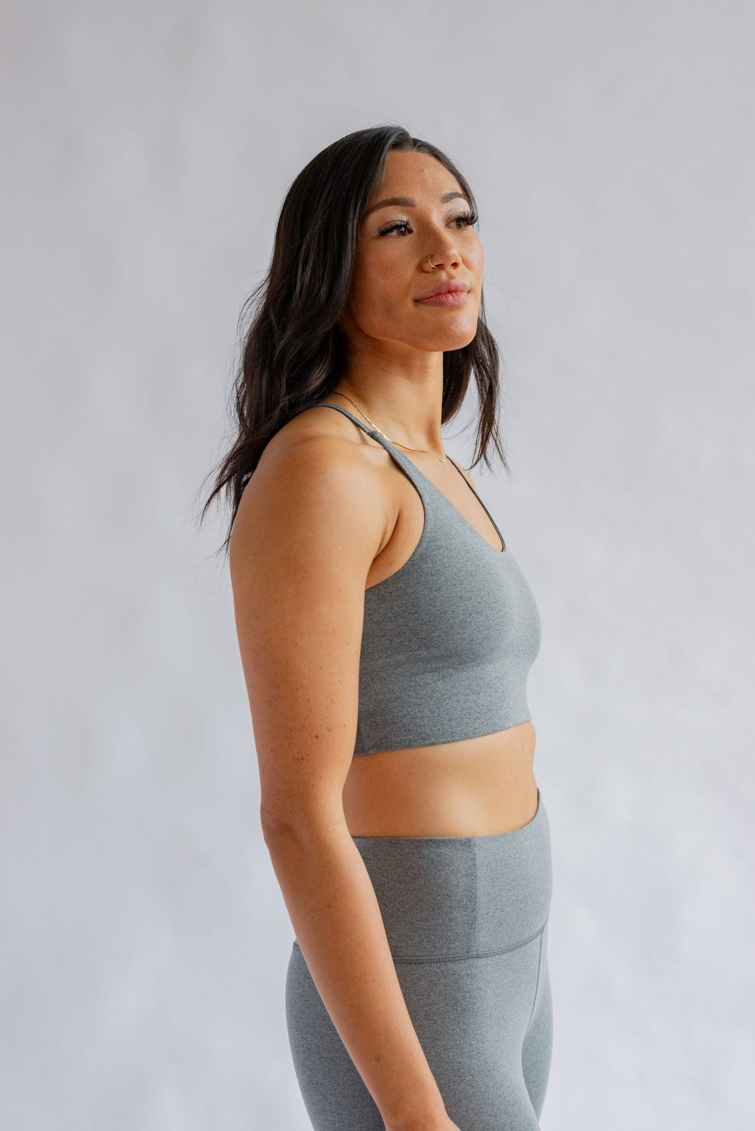 Cleo FLOAT bra - Heather Gravel