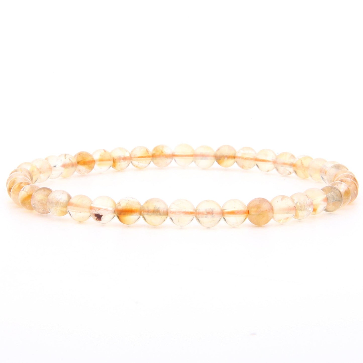 Bracelet en citrine 4 mm