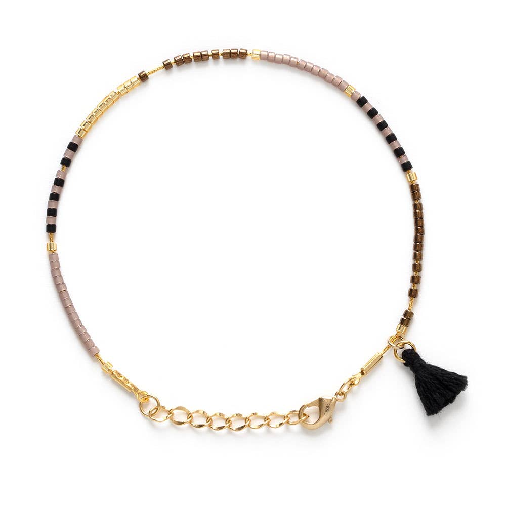 Bracelets en perles japonaises Miyuki: Chocolat
