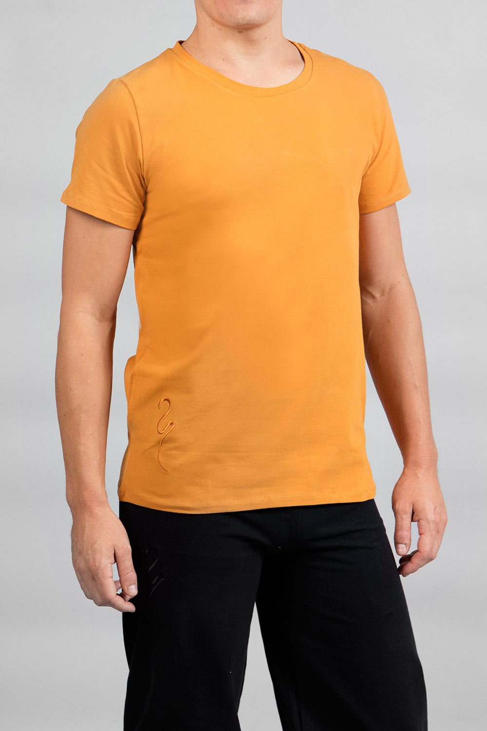 Yoga T-shirt for men organic cotton breath of fire yogafashion