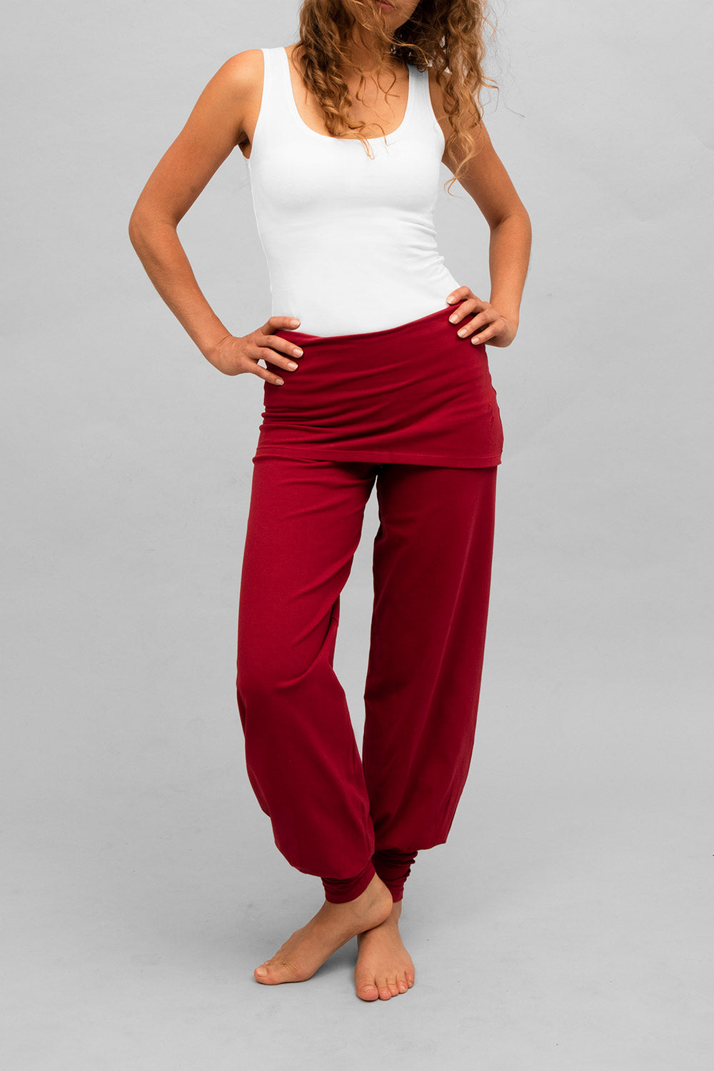 Burgundy Sohang pants
