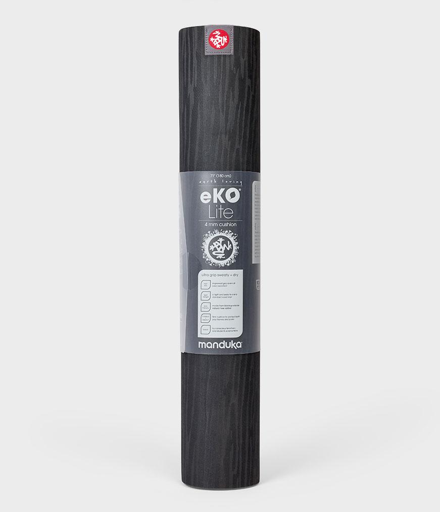 tapis yoga noir manduka eco lite