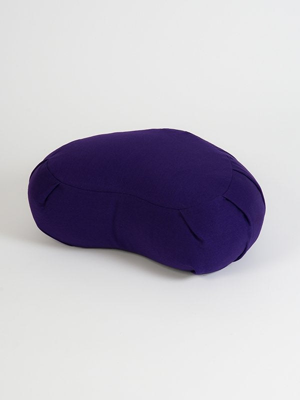 Zafu demi lune violet Yoga studio