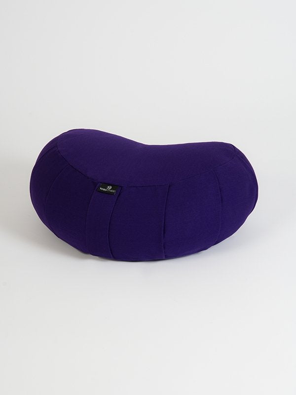 Zafu demi lune violet Yoga studio