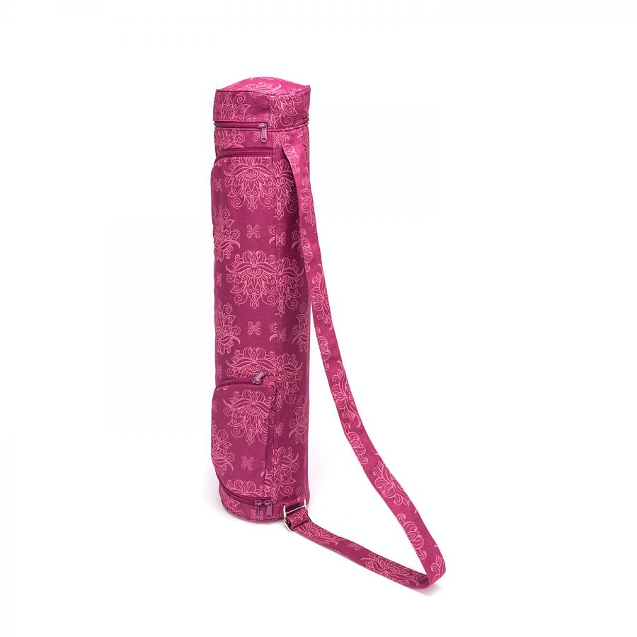 Sac pour tapis de yoga lotus rose Asana 60cm