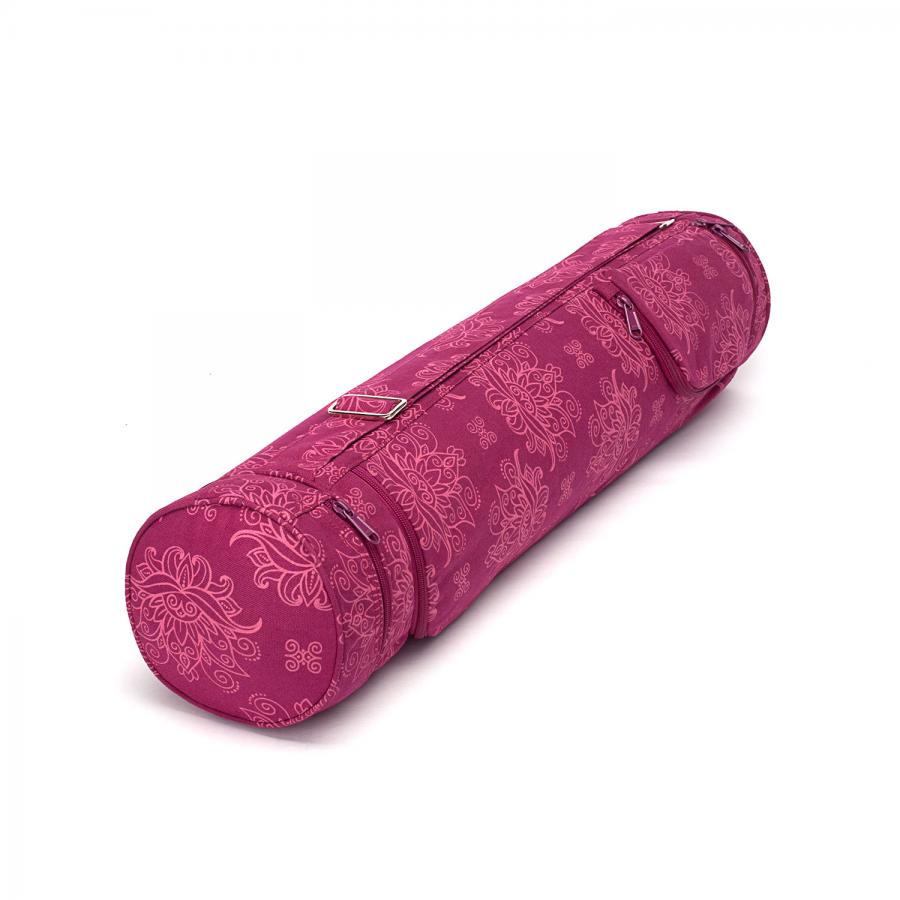 Sac pour tapis de yoga lotus rose Asana 60cm