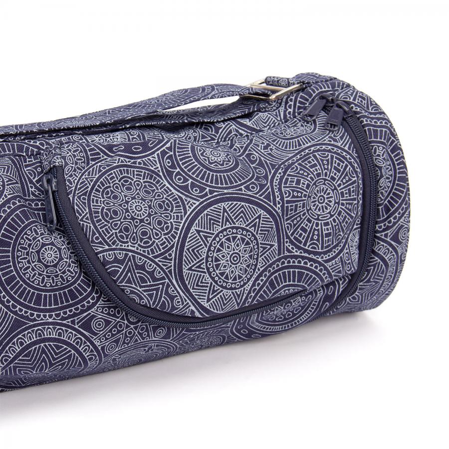 Sac pour tapis de yoga mandala bleu Asana 70cm
