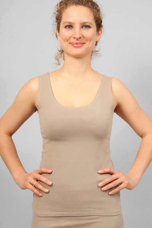 Sohang Top in Taupe