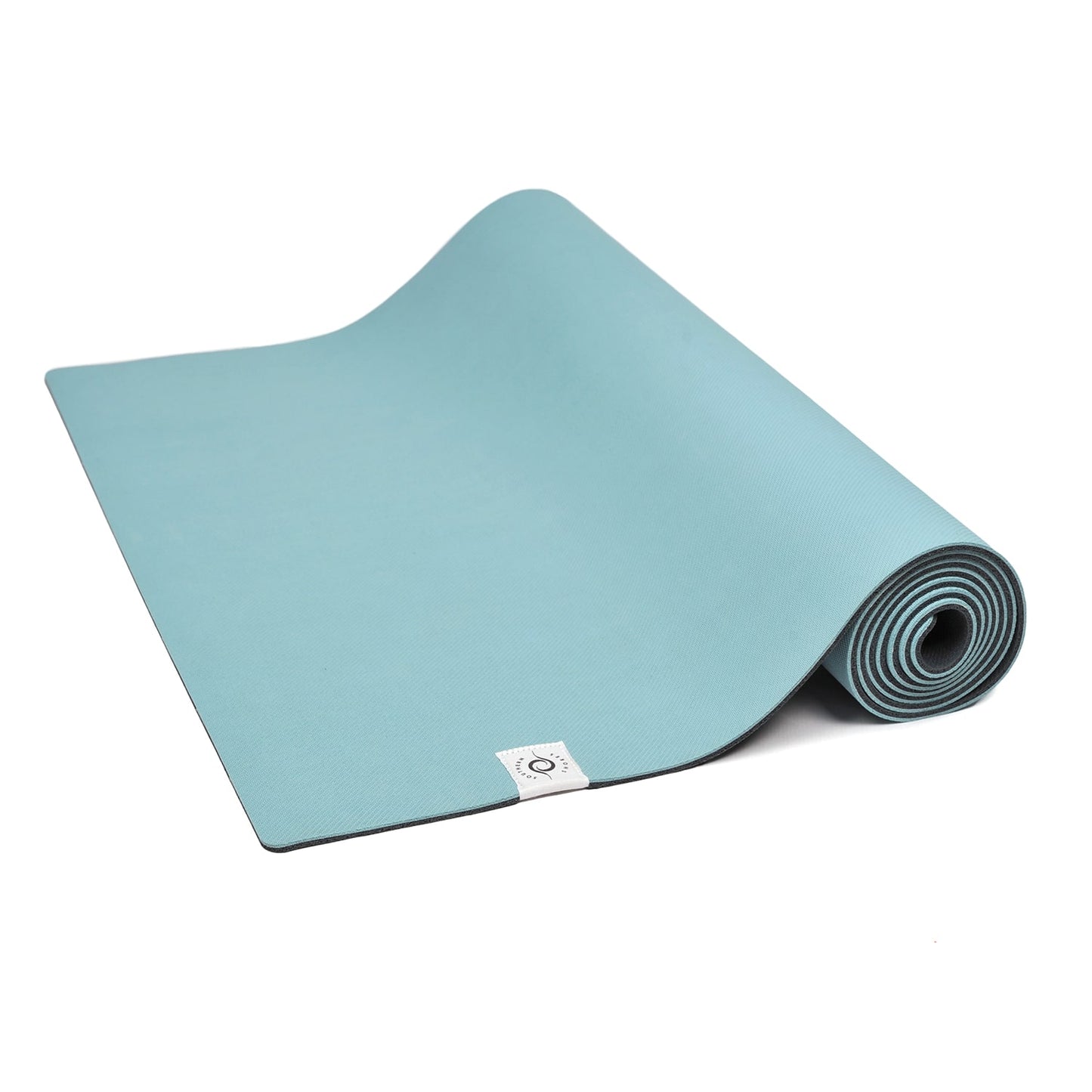 Southern Shores Tapis de yoga caoutchouc naturel bleu