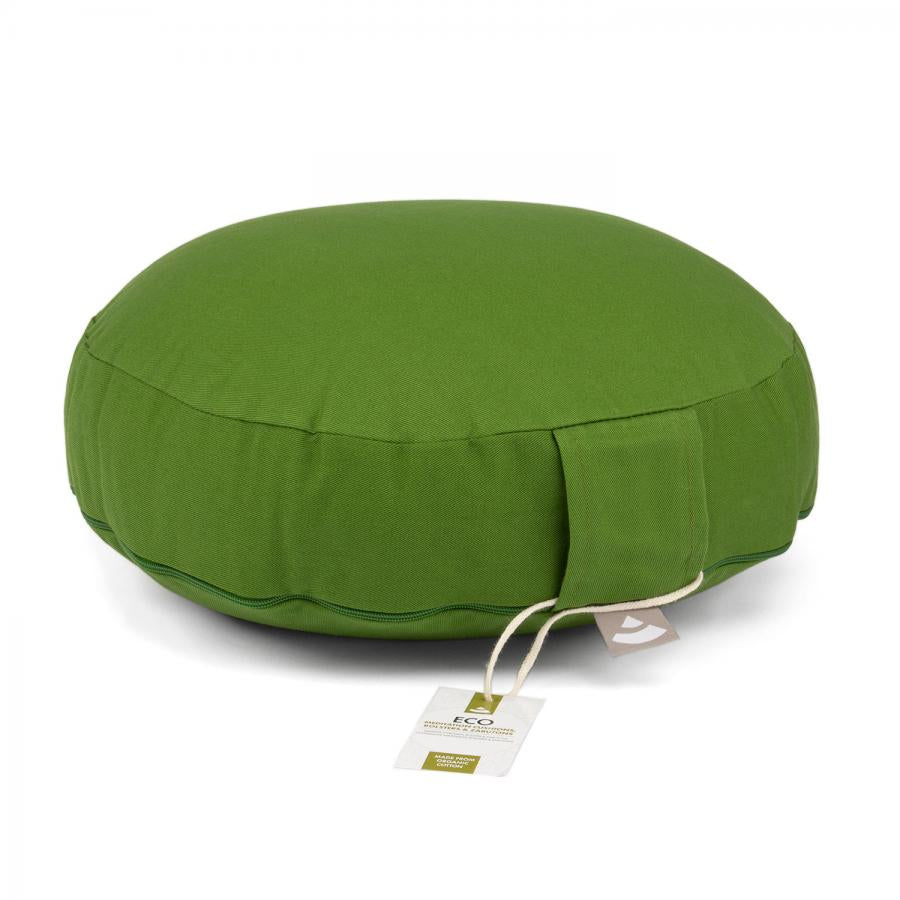 Coussin de méditation ECO FLAT vert olive