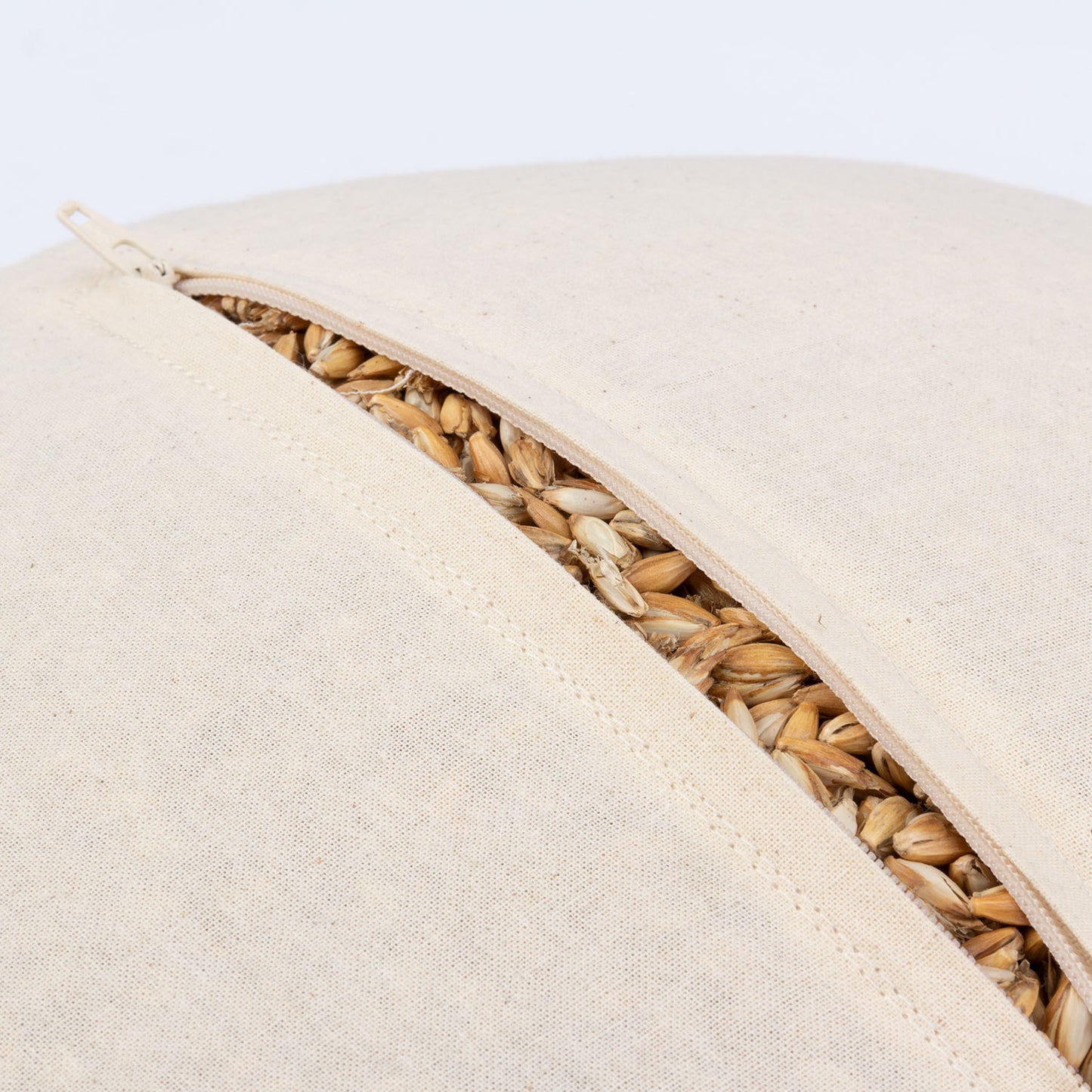 Coussin de méditation ovale Lotus - vert olive