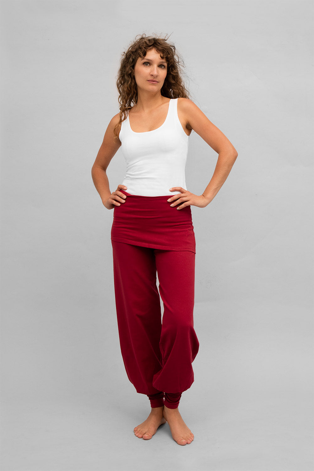 Pantalon Sohang bordeaux