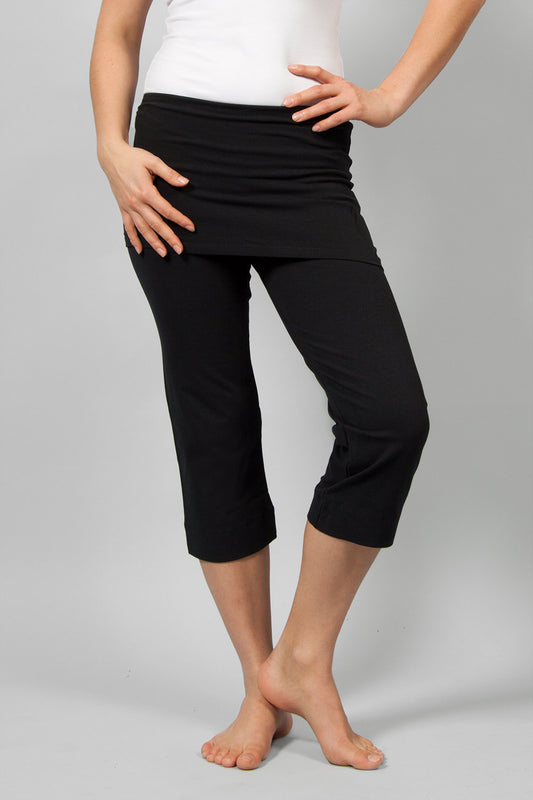 Black Inderjit 3/4 pants
