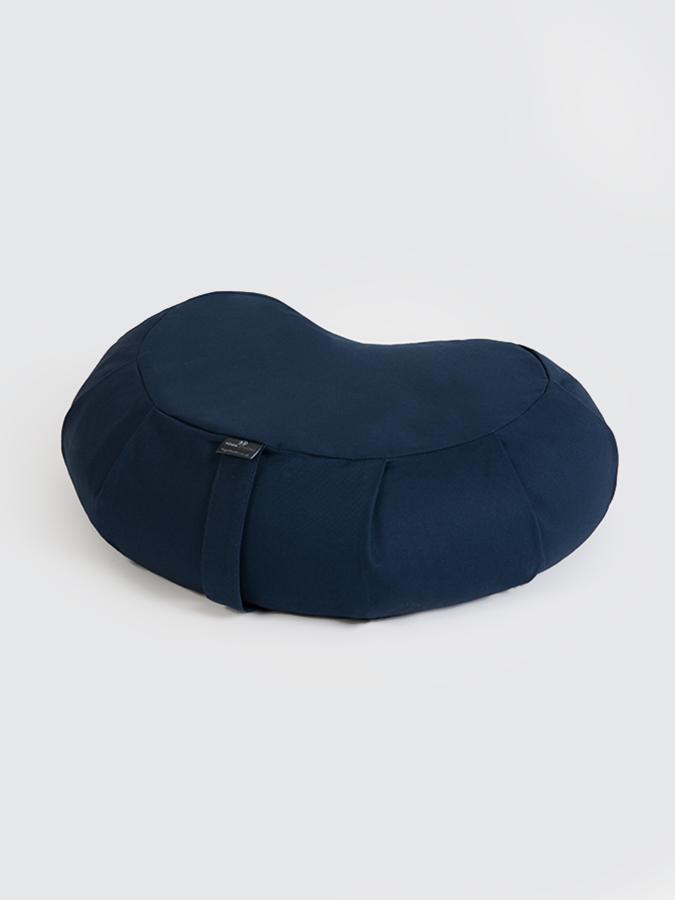 Zafu demi lune bleu marine Yoga studio