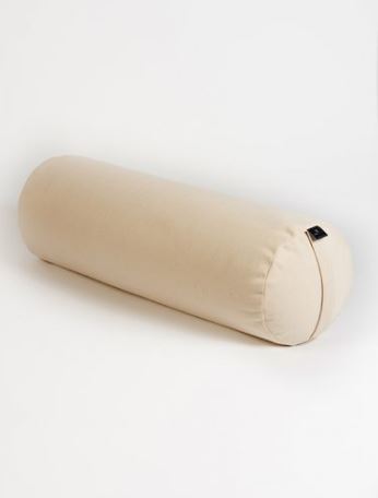 Bolster traversin rond léger écru