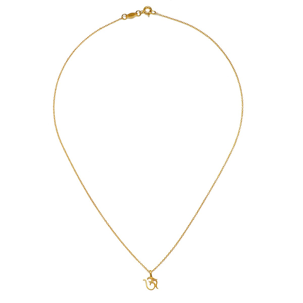 Collier "Om" en or 18K