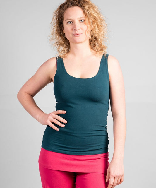 Deep green Sohang top