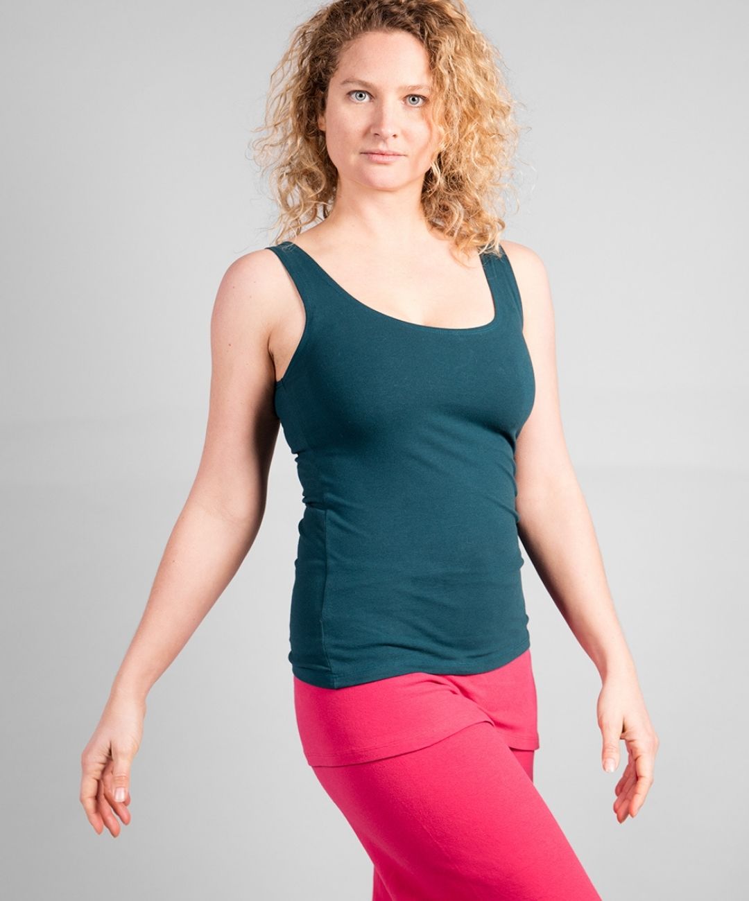 Deep green Sohang top