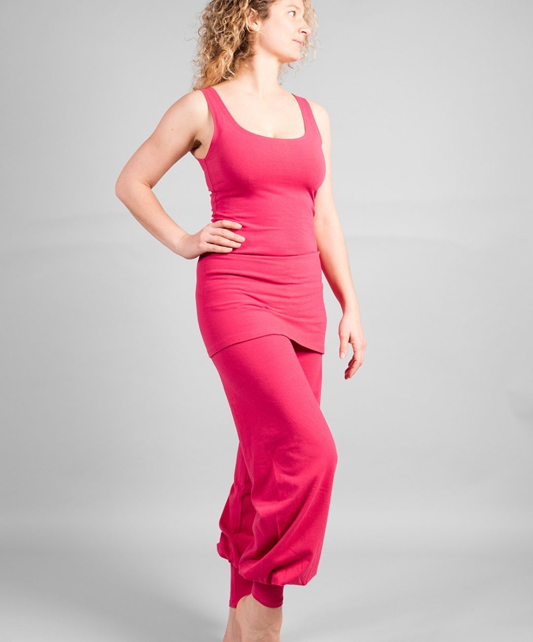 Pantalon Sohang framboise