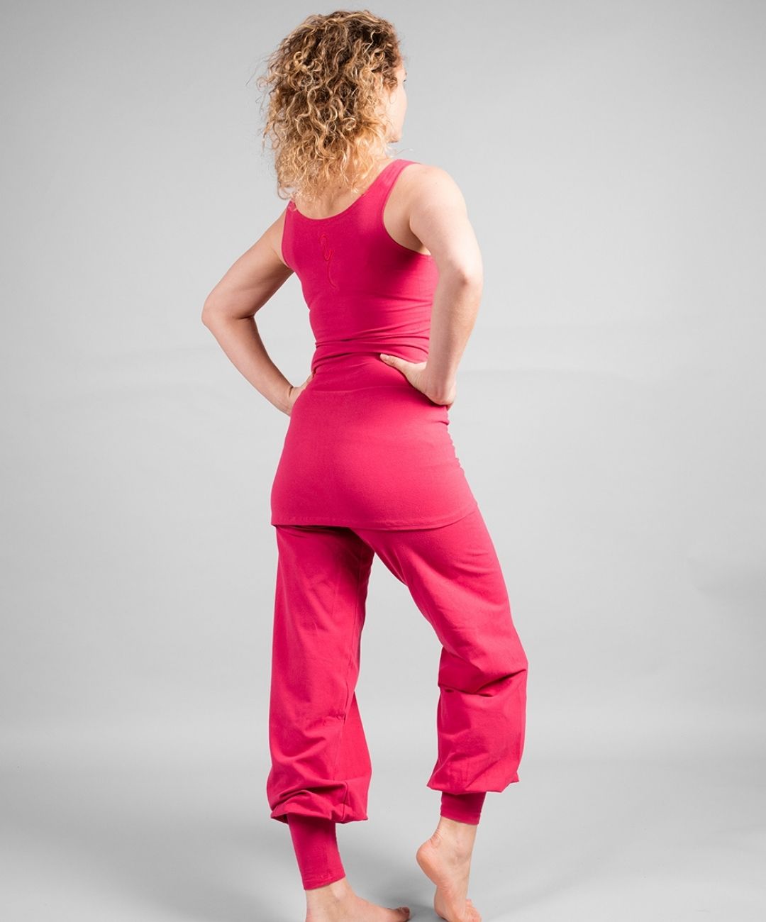Pantalon Sohang framboise