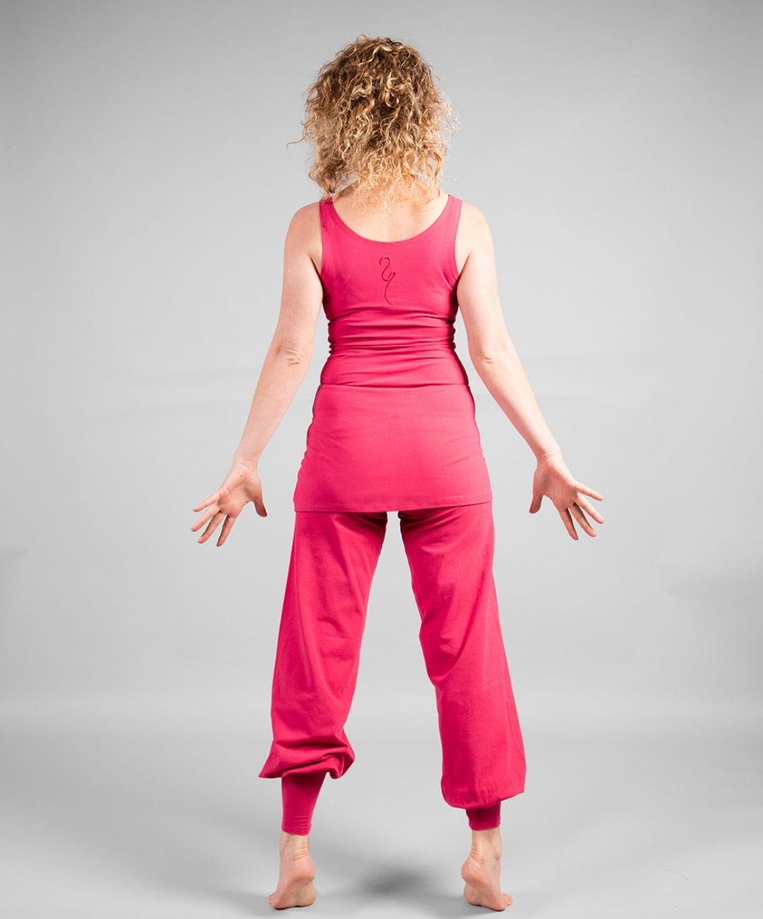 Pantalon Sohang framboise