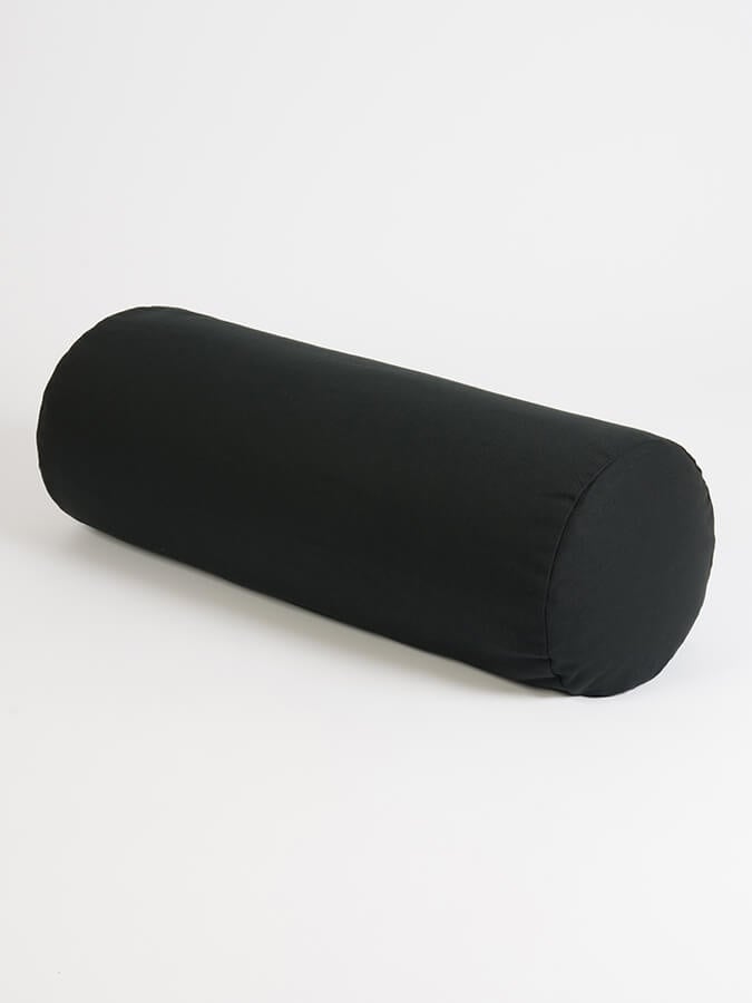 Bolster traversin rond léger noir