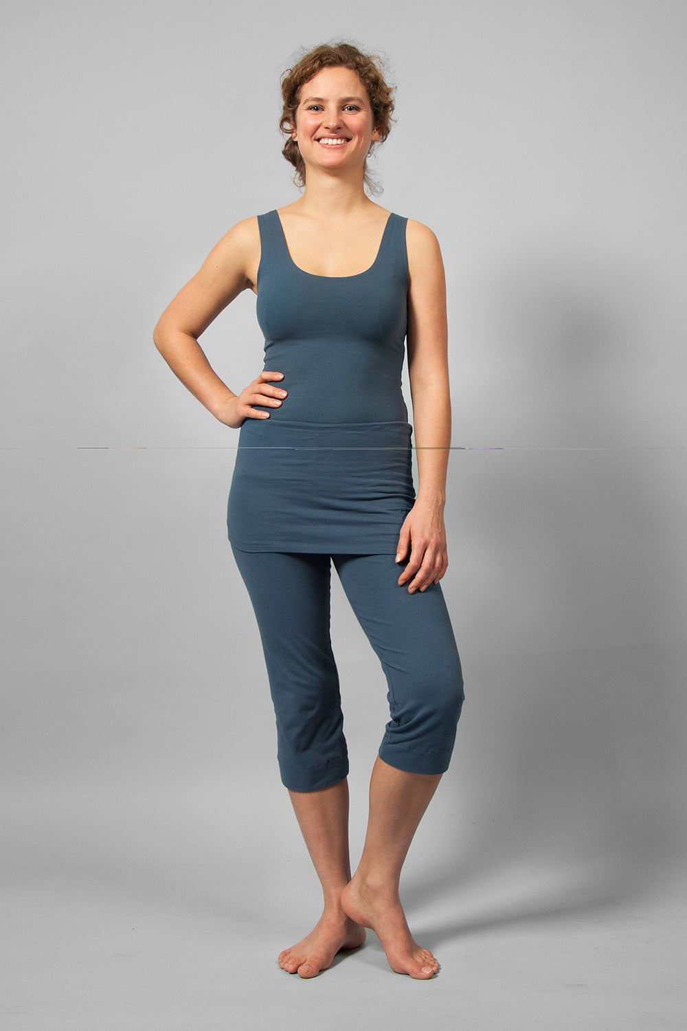 Inderjit indigo 3/4 pants