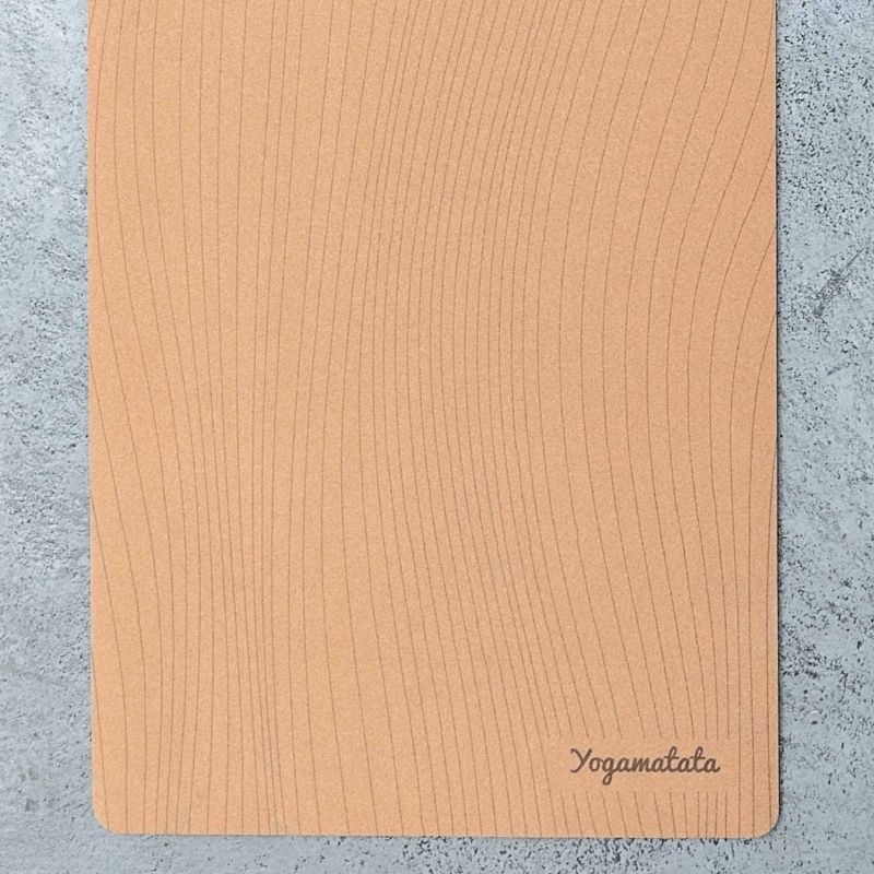 Tapis de voyage en liège pliable lignes