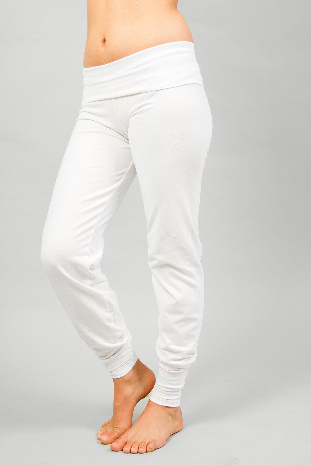 Weiße Sohang-Leggings