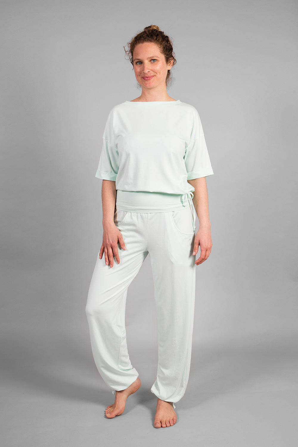 Pantalon Lilii Vert Menthe