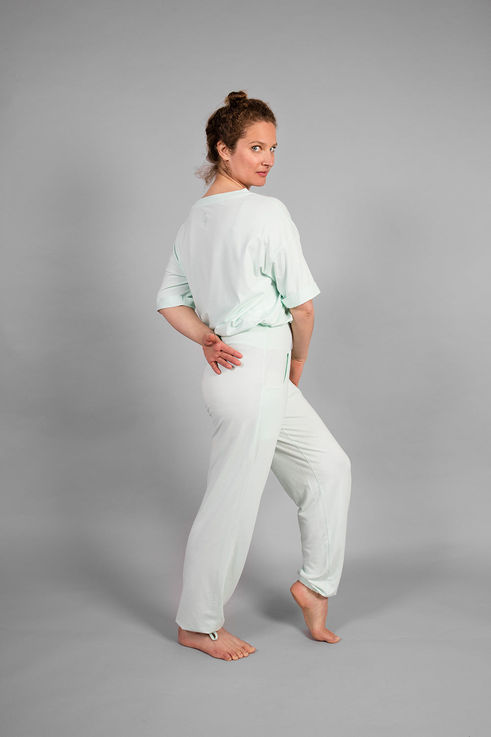 Pantalon Lilii Vert Menthe