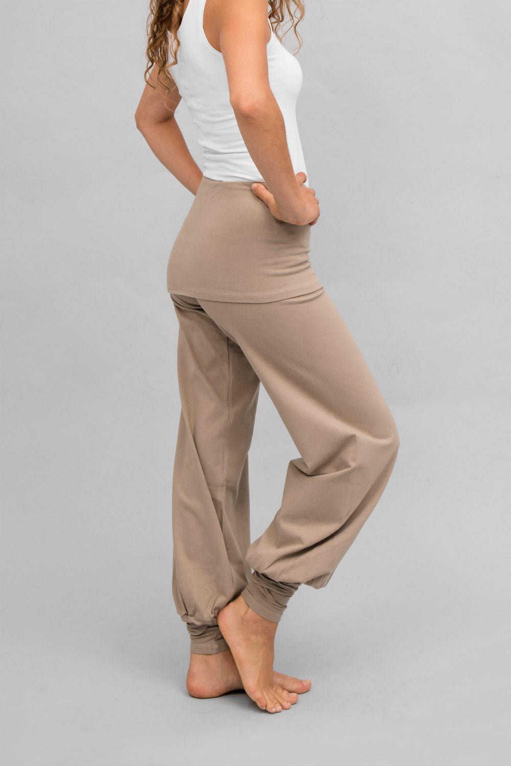 Pantalon Sohang taupe