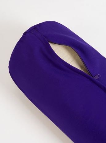 Bolster Traversin Cosse de sarrasin bio - violet