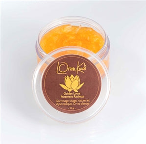Gommage ayurvédique naturel "Golden Lotus Purement Radieux" 50 gr - Vegan