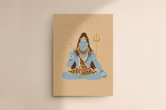 Glanzkarte „Shiva“ 13 x 18 cm