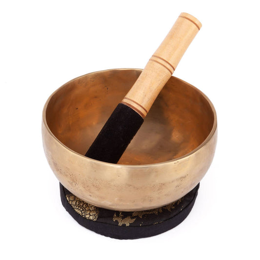 Tibetan singing bowl, diameter approximately 15 cm