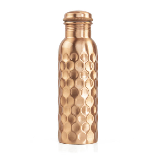Hammered Copper Water Bottle 800ml
