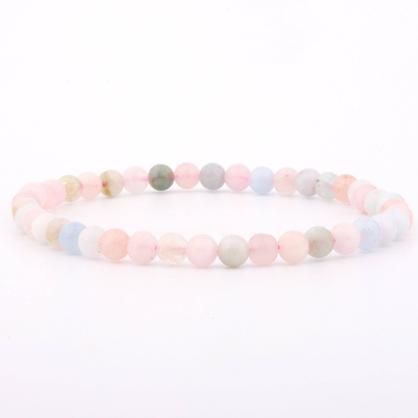 Morganite bracelet 4 mm