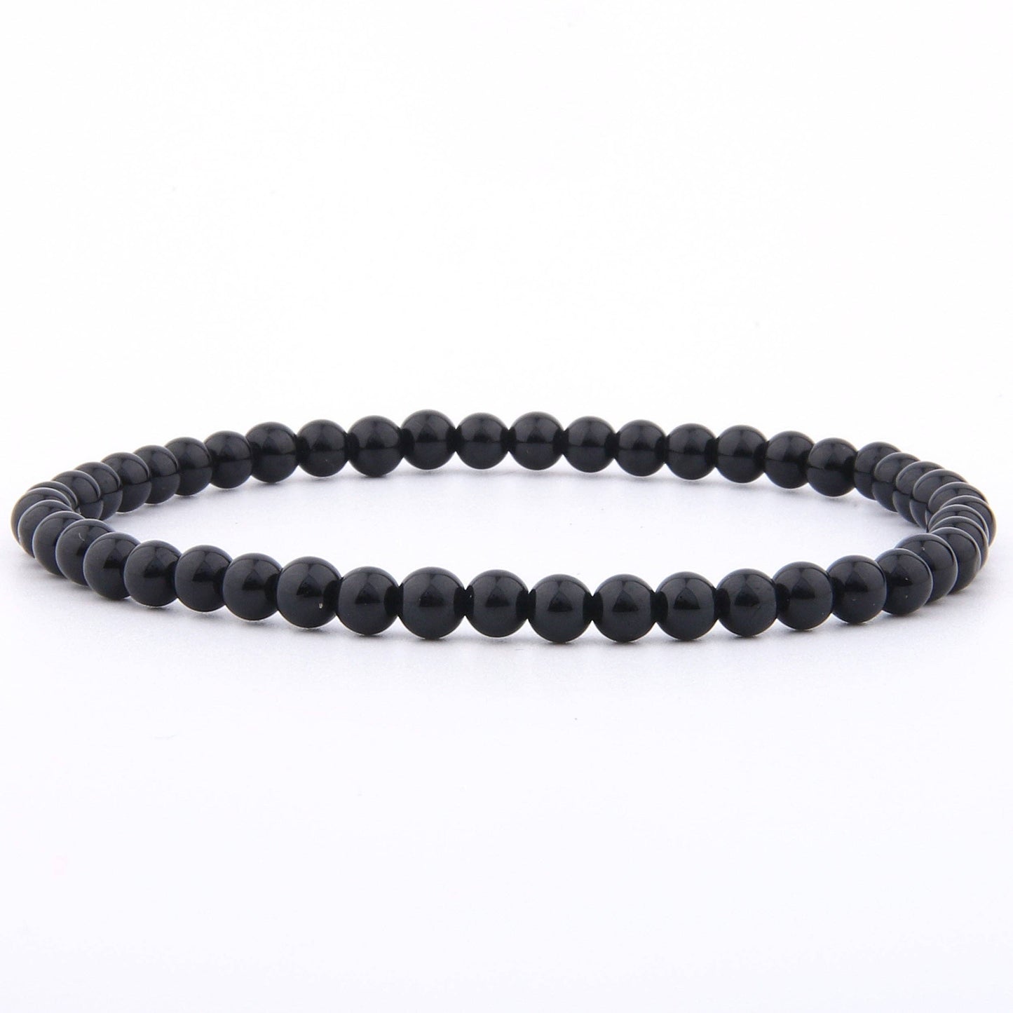 4mm black tourmaline bracelet