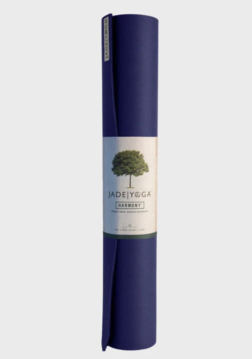 Jade Harmony tapis de yoga bleu en caoutchouc naturel - 5 mm