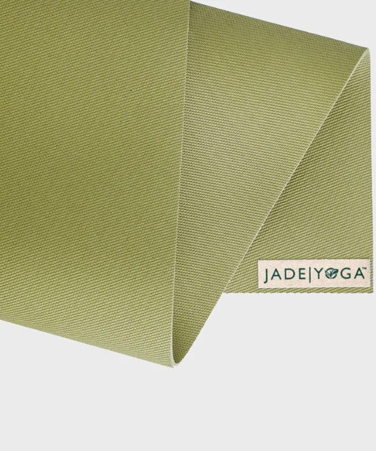 Jade Harmony tapis de yoga vert olive en caoutchouc naturel - 5 mm