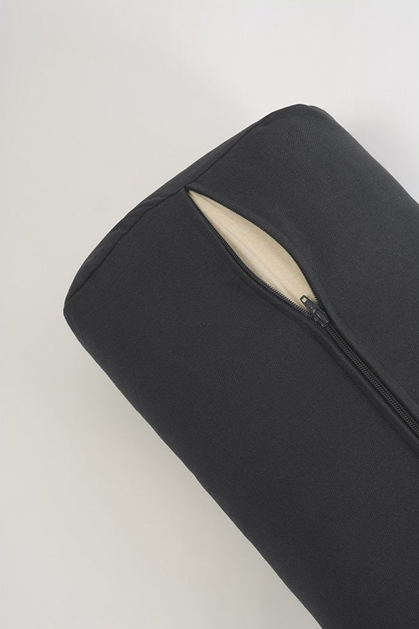 Bolster traversin rectangulaire léger antracite