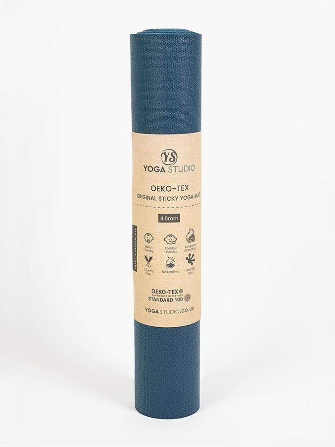 Tapis yoga studio Eco-Tex certifié Bleu