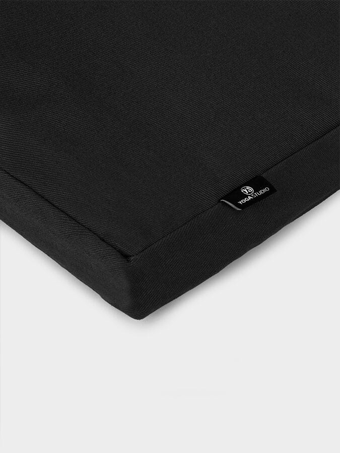 Zabuton tapis de méditation coton bio noir