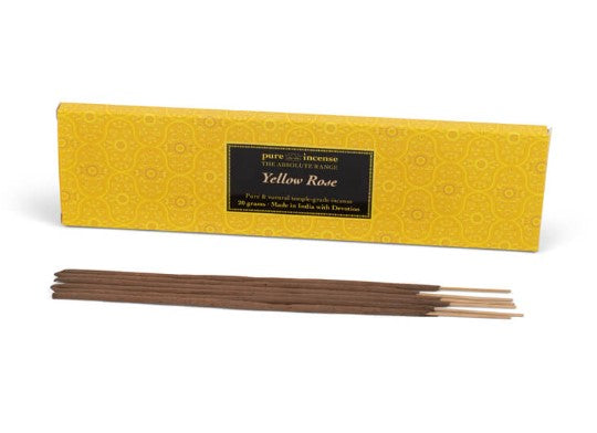 encense rose jaune yellow rose
